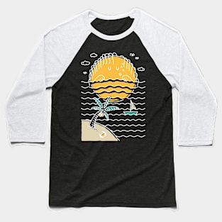 Sun Sleep (for Dark Color) Baseball T-Shirt